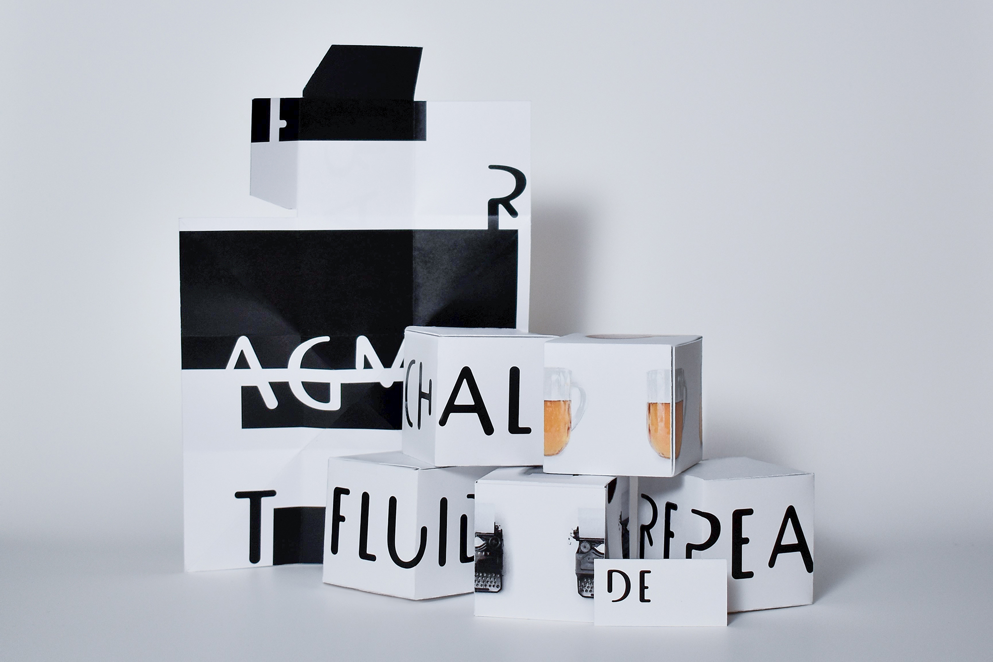 5 game pieces stacked together. Sixth game piece is open behind them. Hidden game piece fragment in front.